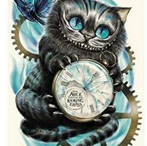 11.81 x 15.75IN CHESHIRE CAT DIAMOND PAINTING KIT RELIEVES STRESS,ANXIETY ADHD